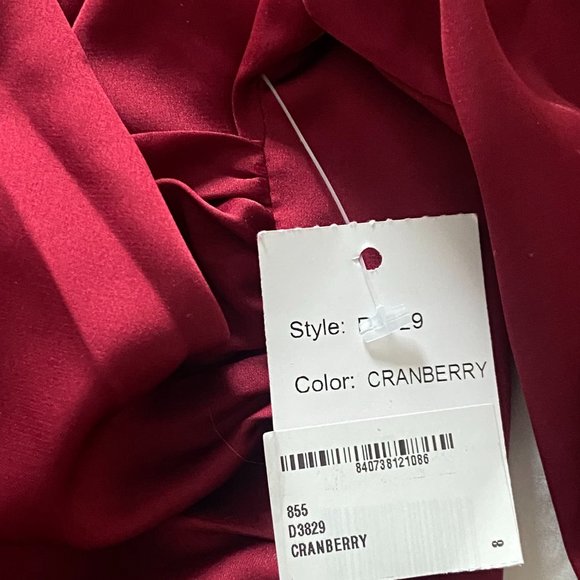 Alexa Admor Crandberry high neck silk dress!  New with tags! - Picture 5 of 6